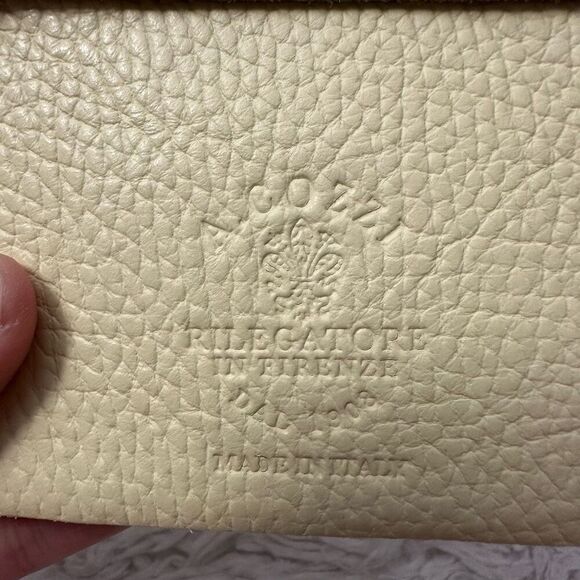 A. Cozzi Made in Italy Lemon Yellow Soft Leather Notebook‎ Pocket Journal 6”x4” - Picture 4 of 7